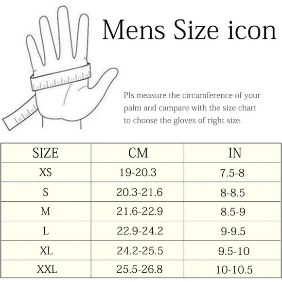 Men's Deerskin Leather Cognac Gloves Winter Dress  Leather Gloves With Warm - Picture 8 of 8